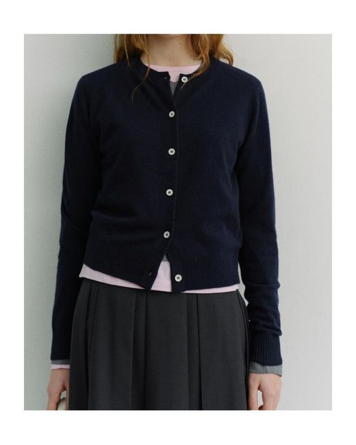 DUNST Blue Long-Sleeve Cardigan