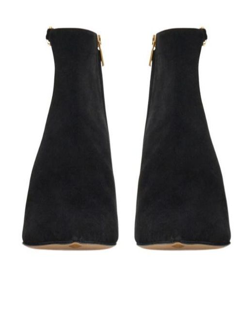 Ferragamo Black Cutout Ankle Boot