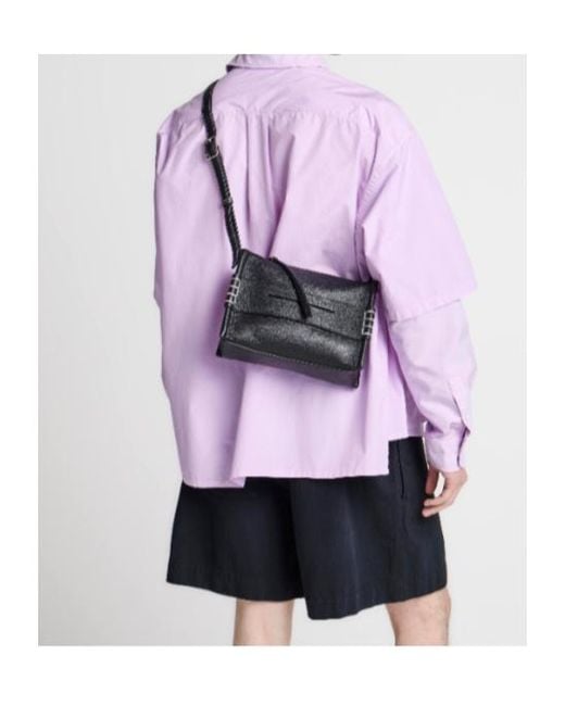 J.W. Anderson Black Small Messenger Loafer Bag