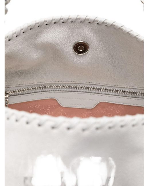 Stella McCartney White Charm Shoulder Bag