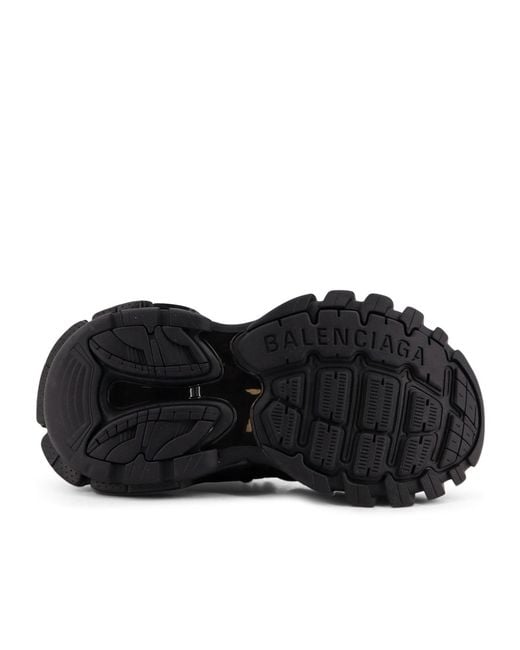 Balenciaga Black Track Trail Lace-Up Sneakers