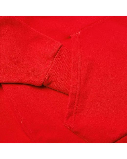 Palm Angels Red Logo Printed Sweater for men