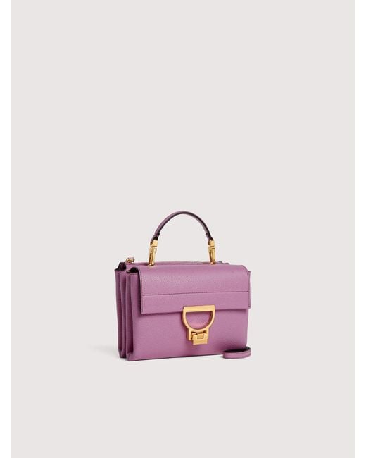 Coccinelle Purple Small Arlettis Tote Bag