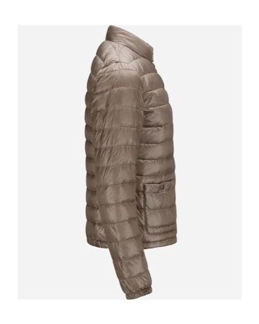 Herno Brown Quilted Down Jacket