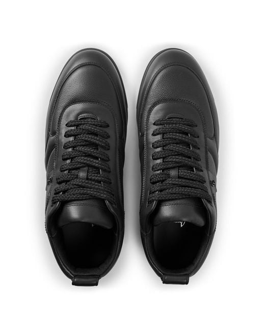 Christian Louboutin Black Solid Color Low Top Trainers for men