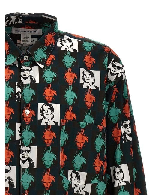 Comme des Garçons Black 'andy Warhol' Shirt for men