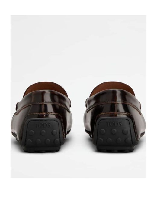 Tod's Brown City Gommino Loafers for men