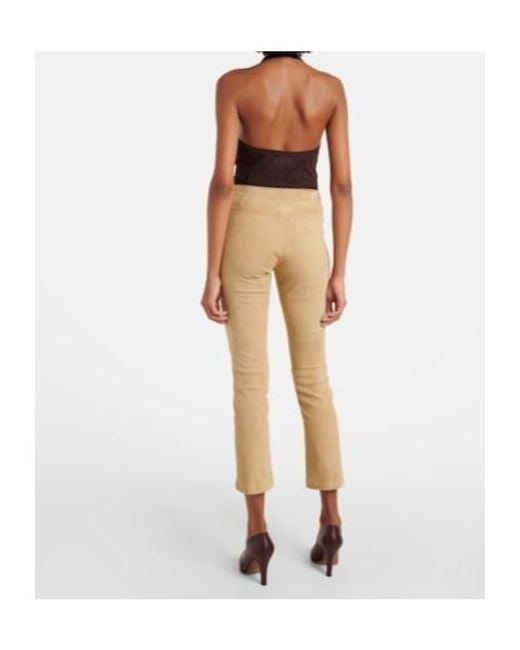 Stouls Natural Jp Twenty Flared Suede Leggings