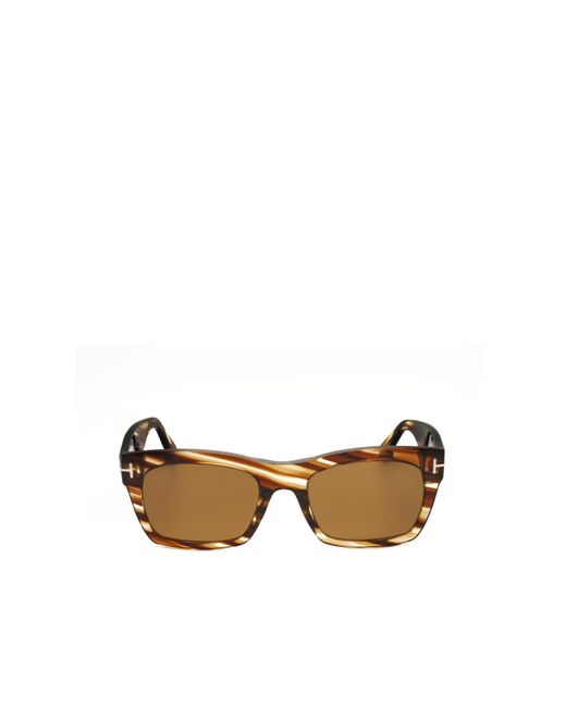 Tom Ford Metallic Eyewear Square Frame Sunglasses for men