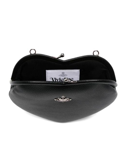 Vivienne Westwood Black Belle Heart Frame Handbag