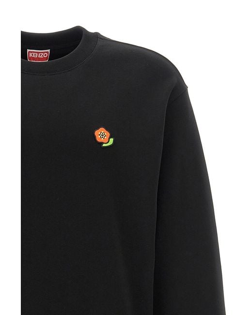 KENZO Black Pop Embroidered Sweatshirt for men