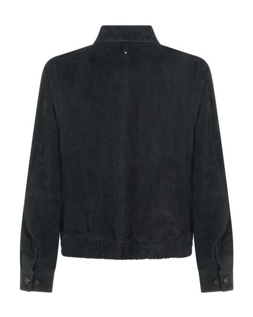 Mackage Black Giovanni Zip Front Jacket for men