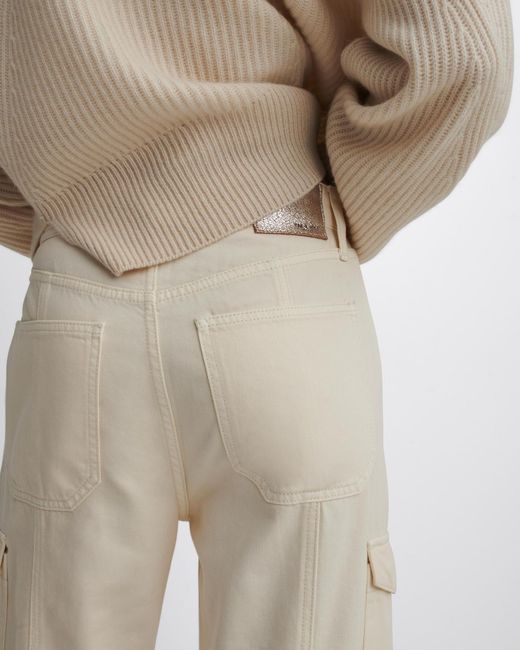 Rag & Bone White Multi-Pocket Jeans