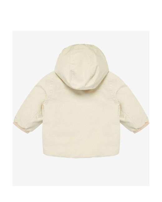 K-Way White Hooded Down Jacket