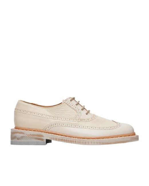 Our Legacy White Brogue Parade Oxford Shoes for men