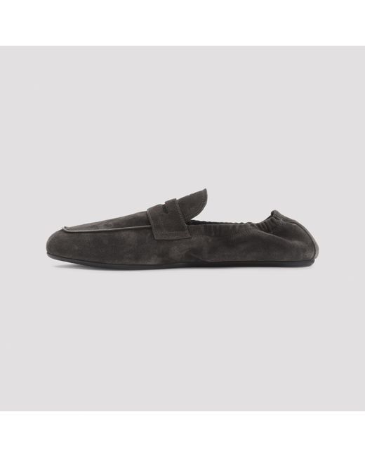 Prada Black Penny Loafers for men