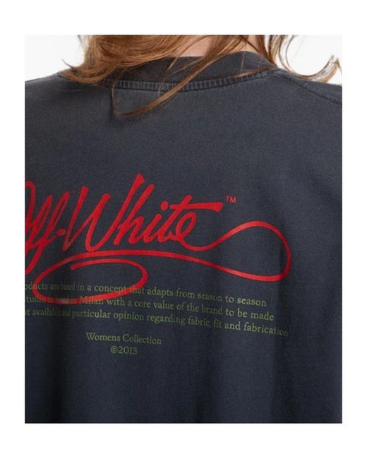 Off-White c/o Virgil Abloh Black Graphic-Print T-Shirt