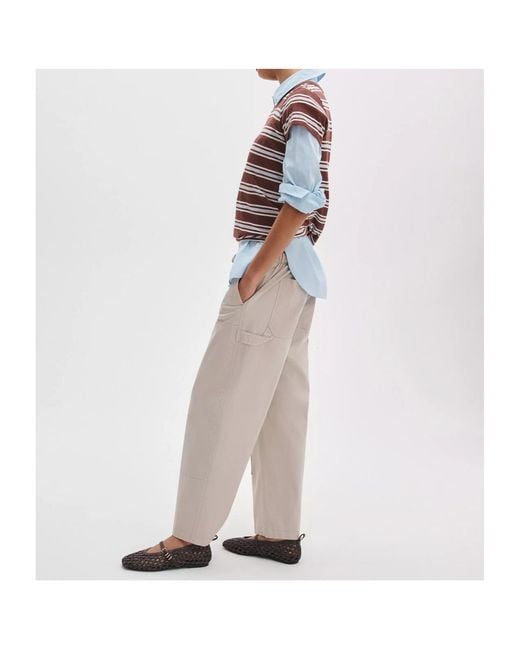 Rag & Bone Natural Drawstring Casual Pants