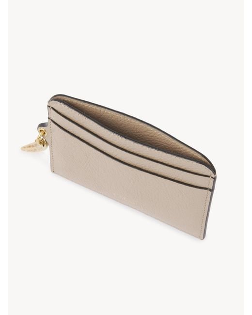 Chloé Natural Logo Card Holder