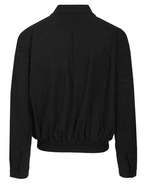 Saint Laurent Black Cassandre Short Jacket for men