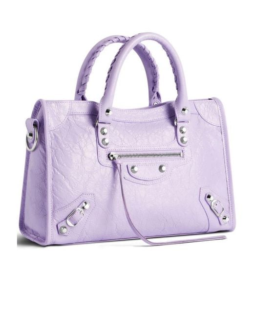 Balenciaga Purple Le City Bag Small