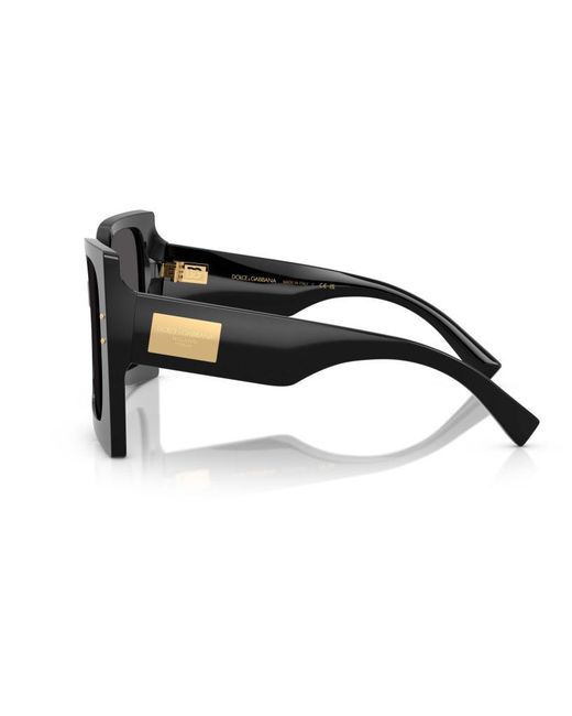 Dolce & Gabbana Black Eyewear Square Frame Sunglasses