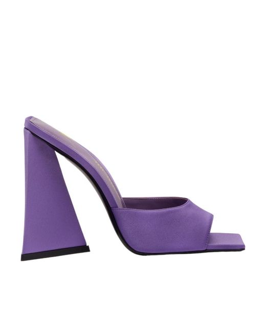 The Attico Purple Devon 115Mm Mules