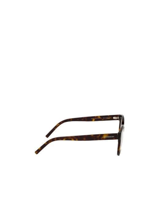 Givenchy White Tortoiseshell-Effect Pantos-Frame Glasses
