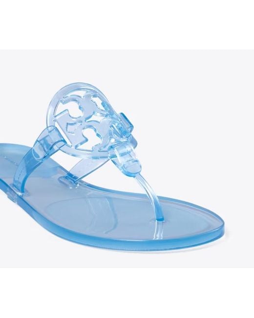 Tory Burch Blue Miller Jelly Sandals