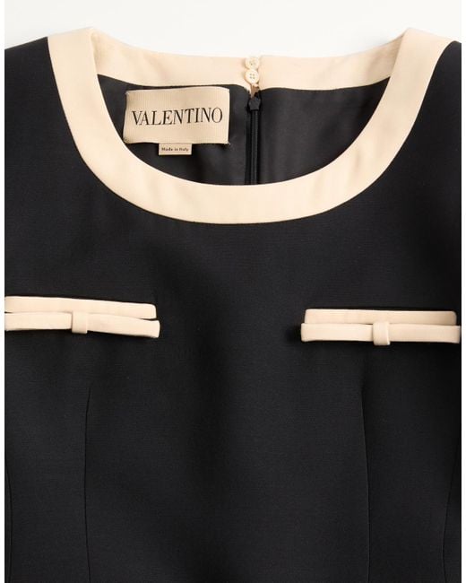 Valentino Black Round Neck Dress