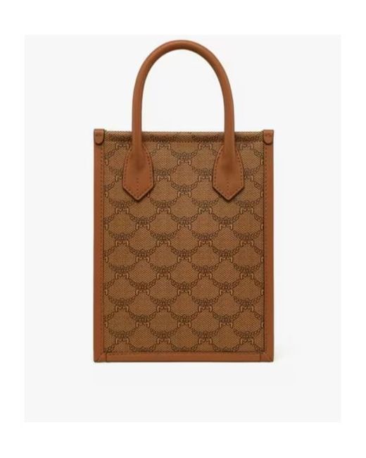 MCM Brown Himmel Lauretos Tote Bag