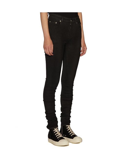 Rick Owens Black Skinny Jeans
