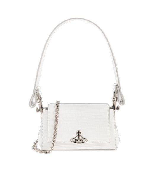 Vivienne Westwood White Hazel Small Handbag