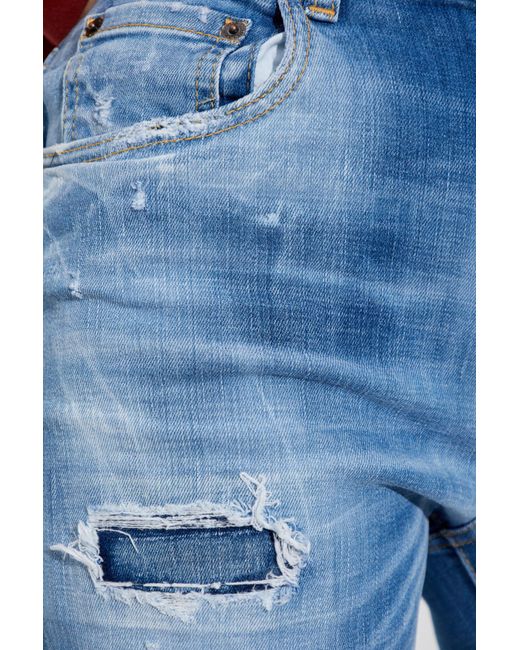 DSquared² Blue High Waist Twiggy Jeans