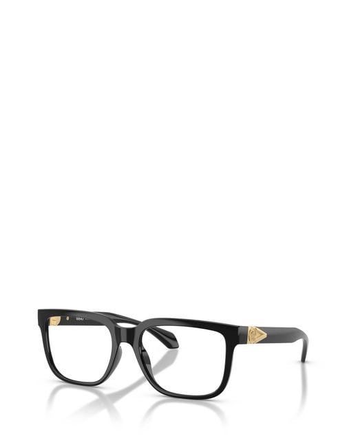 Versace White Medusa-Embellishment Square-Frame Glasses for men