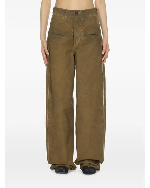 Uma Wang Green Ball Pants