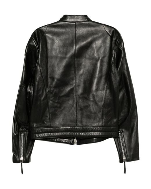 Tom Ford Black Leather Biker Jacket for men