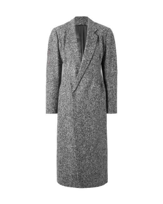 Carven Gray Esperanto Alpaca And Wool-Blend Coat