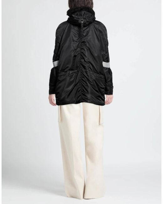 MM6 by Maison Margiela Black Warm Fleece Coat