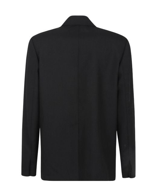 Rier Black Button Jacket for men