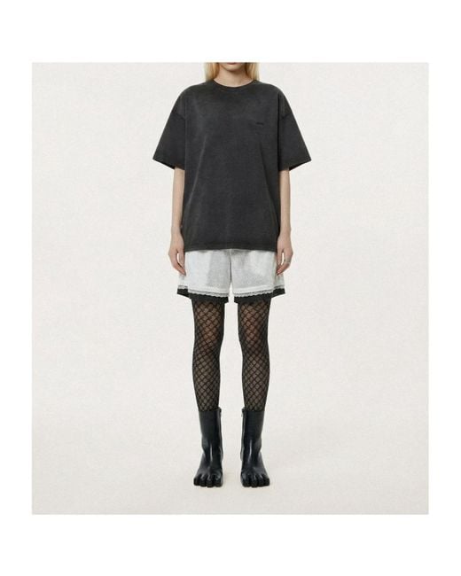AVAVAV Black Logo-Embroidered T-Shirt for men