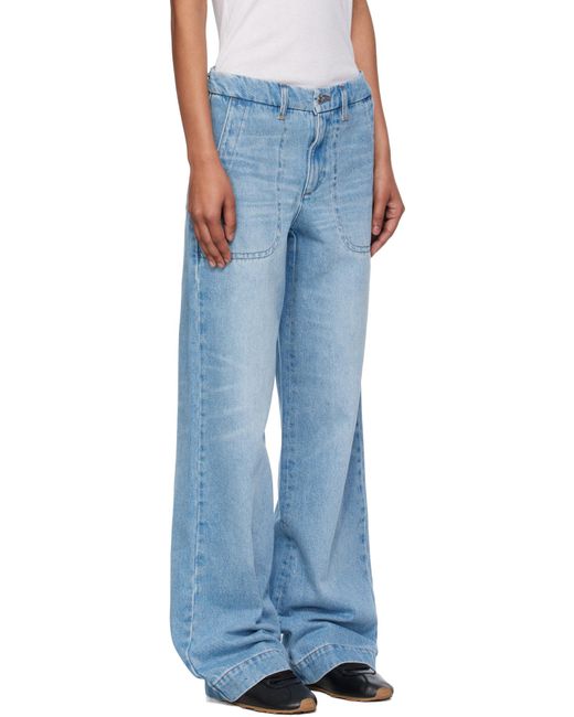 A.P.C. Blue Jeans With Belt Loops