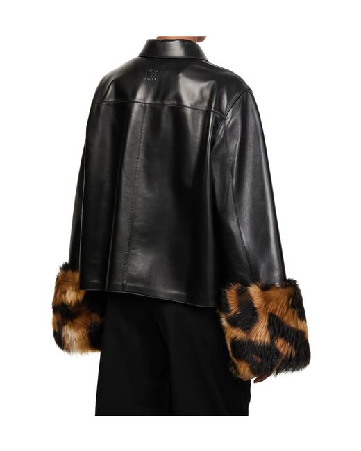 Loewe Black Turn-Up Jacket