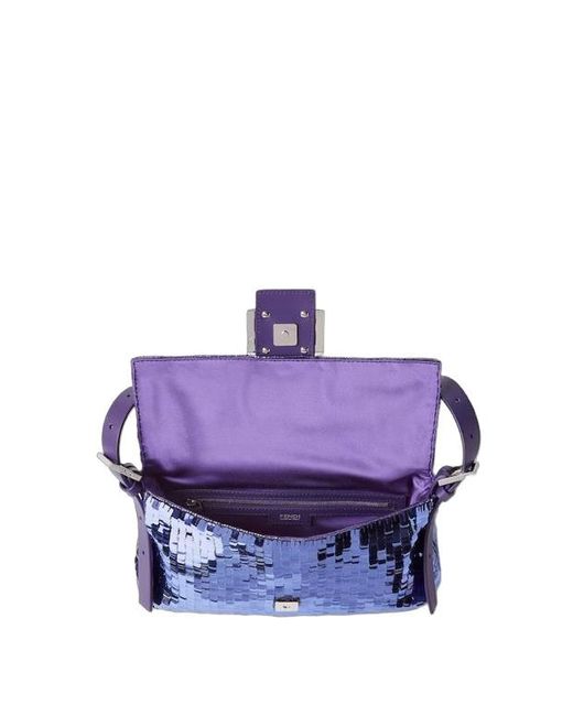 Fendi Blue Baguette Shoulder Bag