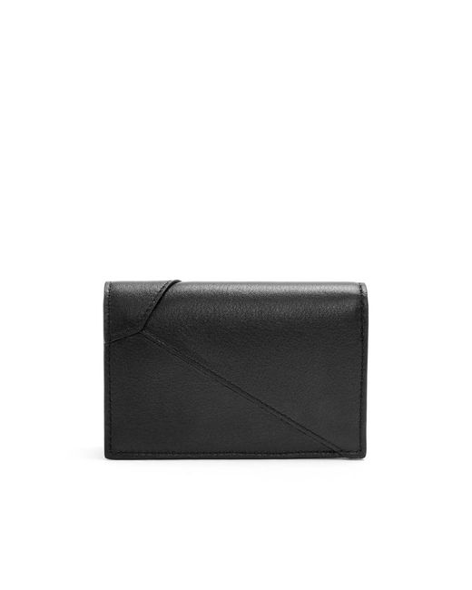 Loewe Black Puzzle Business Cardholder for men
