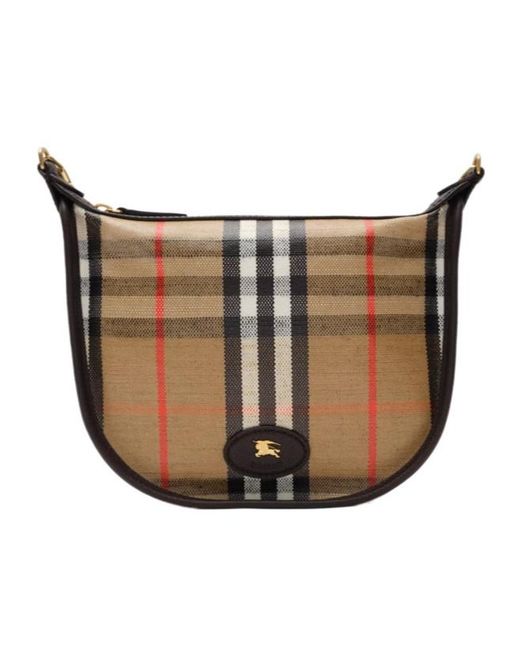 Burberry White Highlands Chain Mini Shoulder Bag