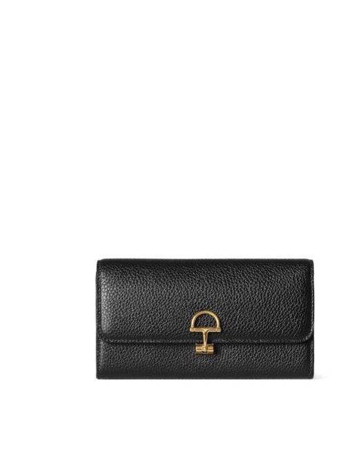 Gucci Black Softbit Continental Wallet
