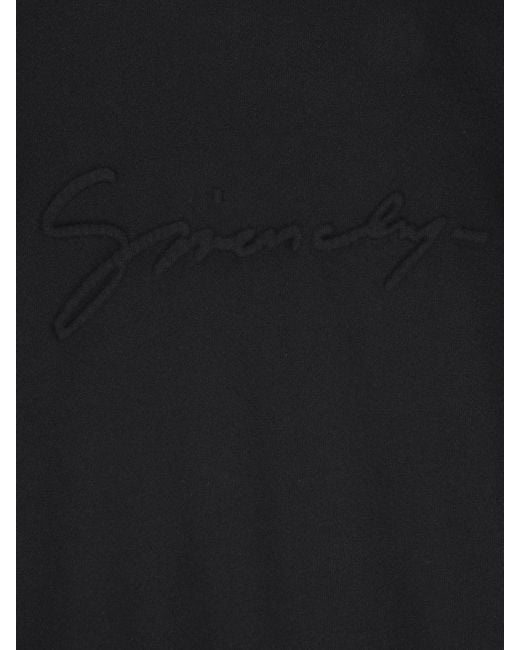 Givenchy Black Logo Detailed Crewneck Sweatshirt for men