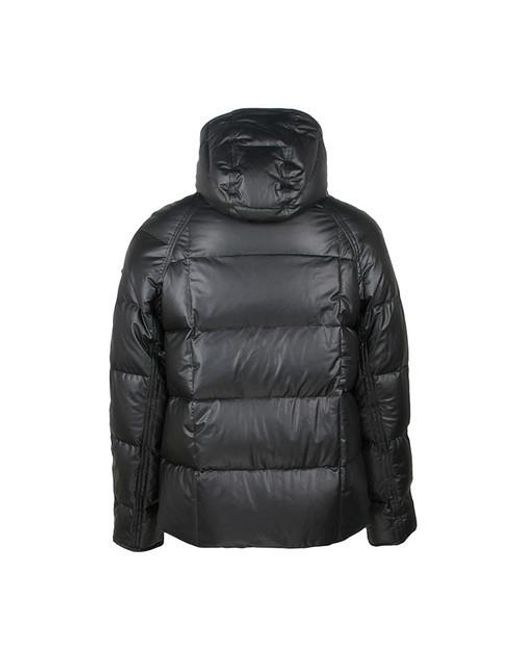 Emporio Armani Black Long-Sleeved Down Jacket for men
