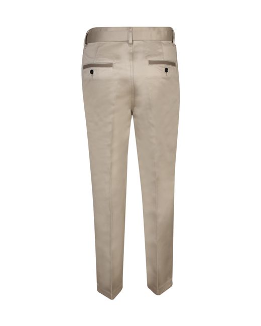 Sacai Natural Belted Tailored Chino Trousers for men